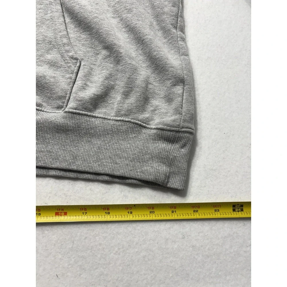The North Face Hoodie Mens XL Gray Fleece Pullover Logo Kangaroo Pocket Outdoor